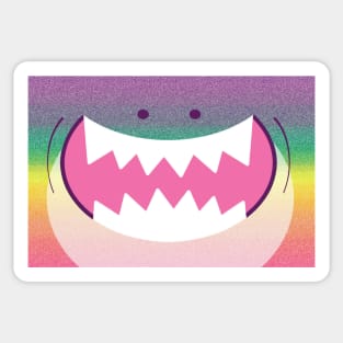 Rainbow Sparkle Shark Sticker